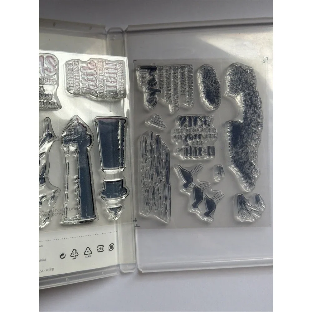 HIGH TIDE Stamp Set Stampin Up Lighthouse Seagulls Sand Friendship photopolymer